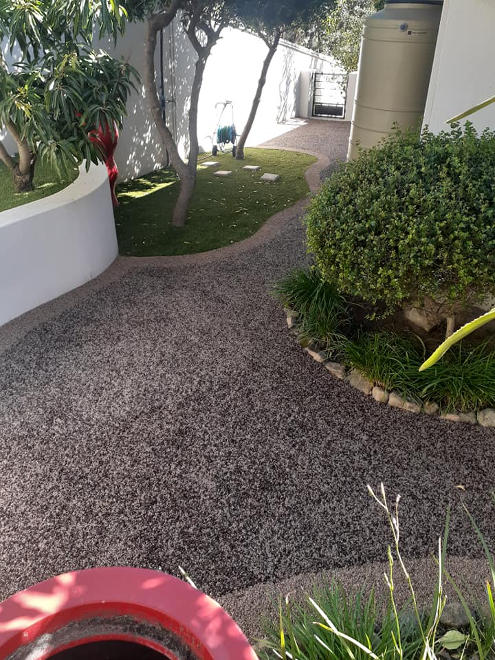 Quartz Carpet pathway Harare garden walkway Zimbabwe